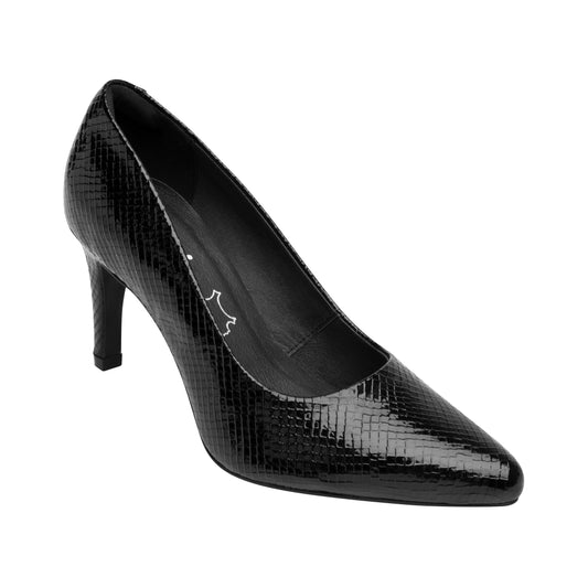 ZAPATILLA DAMA 104501 ESCAMA NEGRO IDRIS