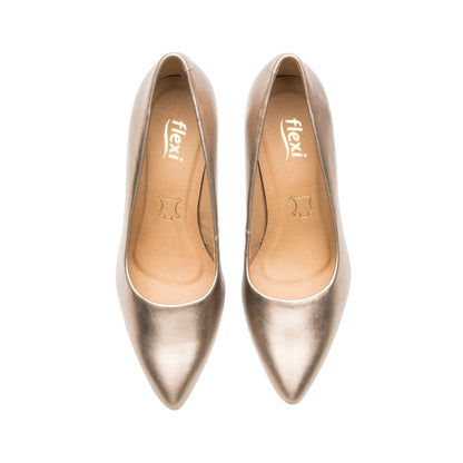 ZAPATILLA DAMA 104505 ORO VIEJO IDRIS