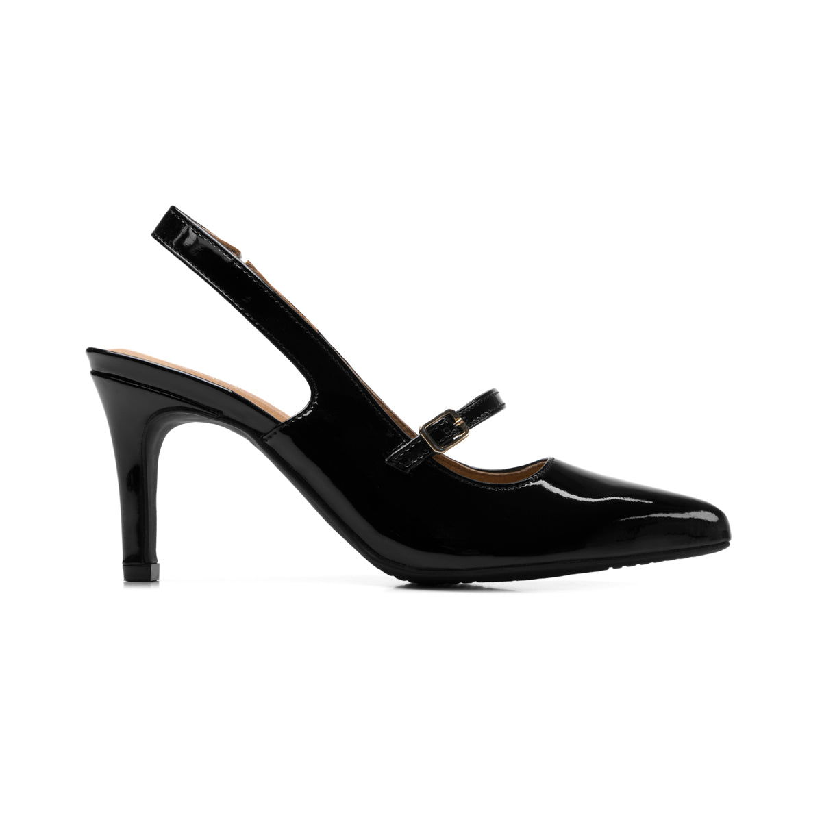 Zapatilla Sling Back Flexi para Mujer Estilo 104527 Negro