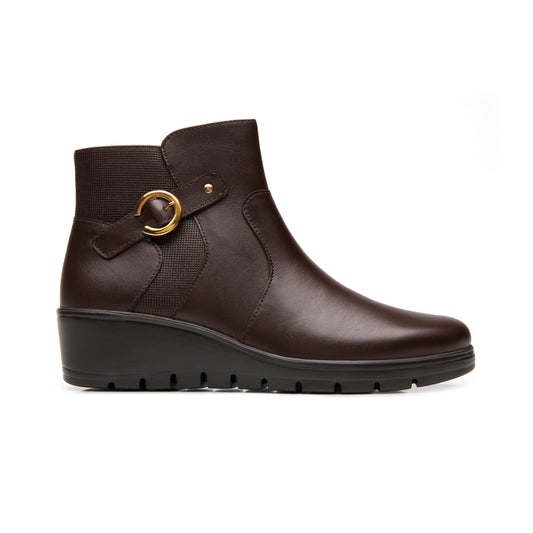 Botín Casual Flexi para Mujer Estilo 104834 Madera