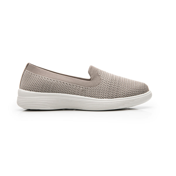 Sneaker Urbano Slip On Flexi para Mujer Estilo 104930 Taupe