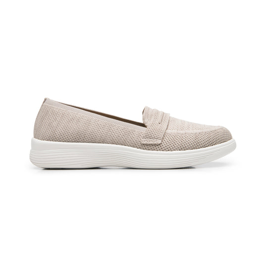 Slip On Tejido Flexi para Mujer Estilo 104936 Beige