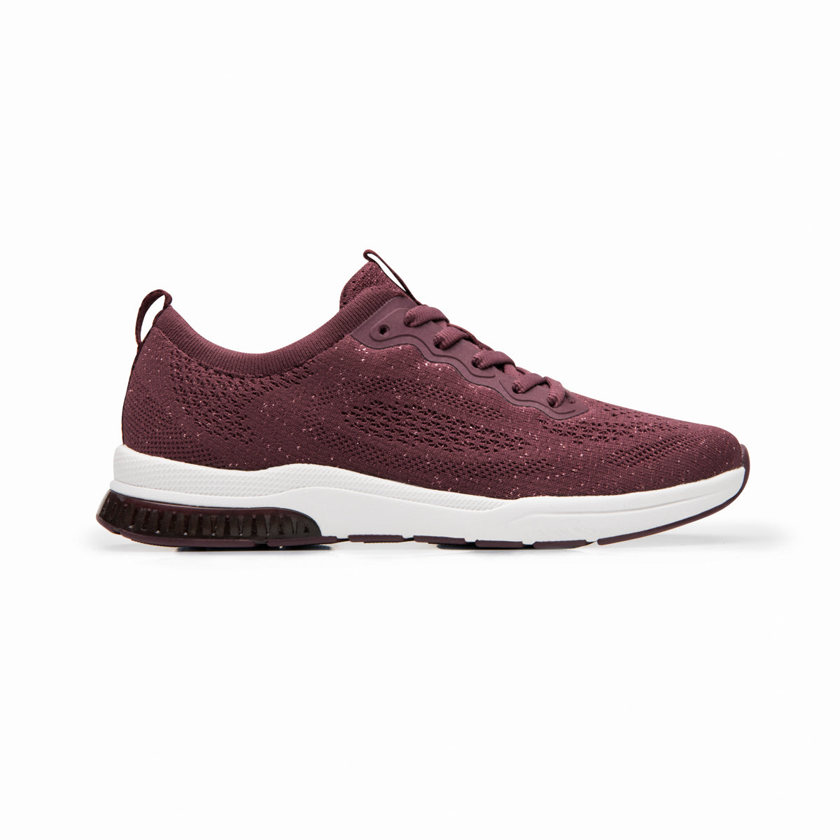 Sneaker Tejido Stretch Flexi para Mujer Estilo 105125 Burgundy