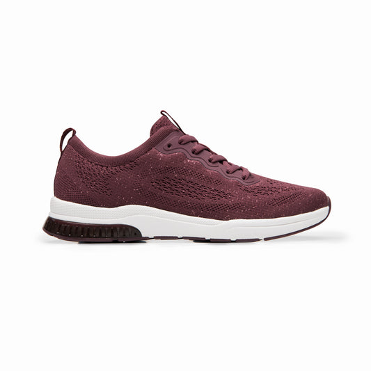 Sneaker Tejido Stretch Flexi para Mujer Estilo 105125 Burgundy