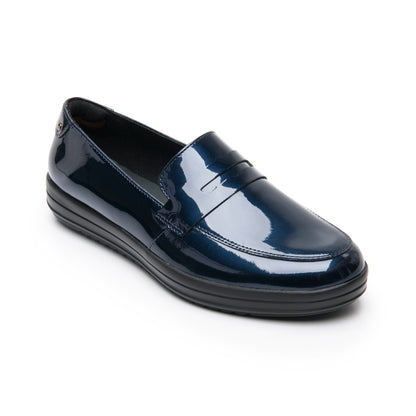 CHOCLO CASUAL PIEL 109403 CHAROL AZUL CHARIS