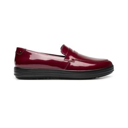 CHOCLO CASUAL PIEL 109403 CHAROL VINO CHARIS