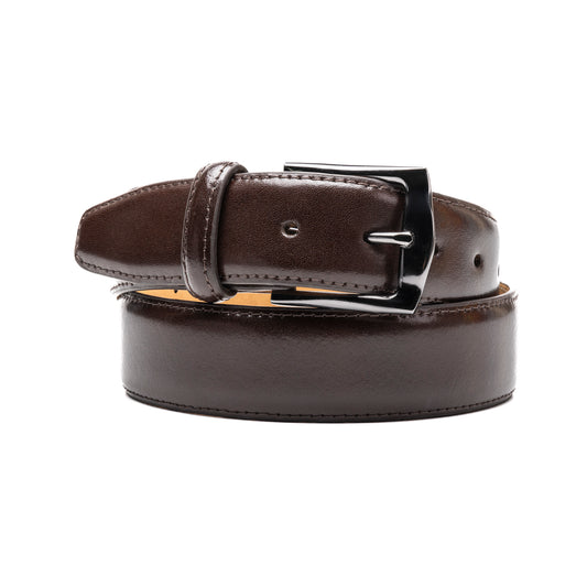 Cinturón Quirelli para Hombre con Hebilla Metálica Estilo 110103 Vino