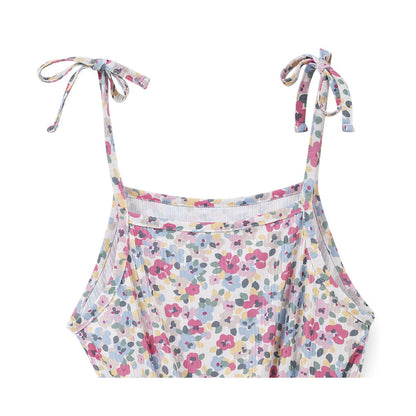 Rumper Coqueta para niña de poliéster multi con tirantes
