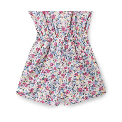 Rumper Coqueta para niña de poliéster multi con tirantes