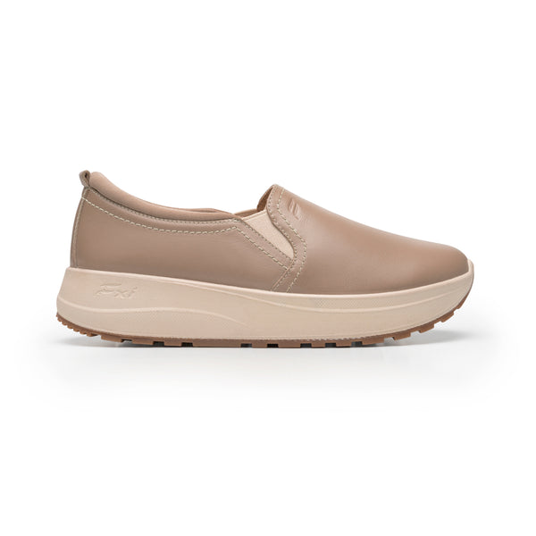 Sneaker Slip On Flexi para Mujer con Recovery Form Estilo 117207 Taupe