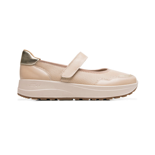 Sneaker Casual Flexi para Mujer Estilo 117217 Crema