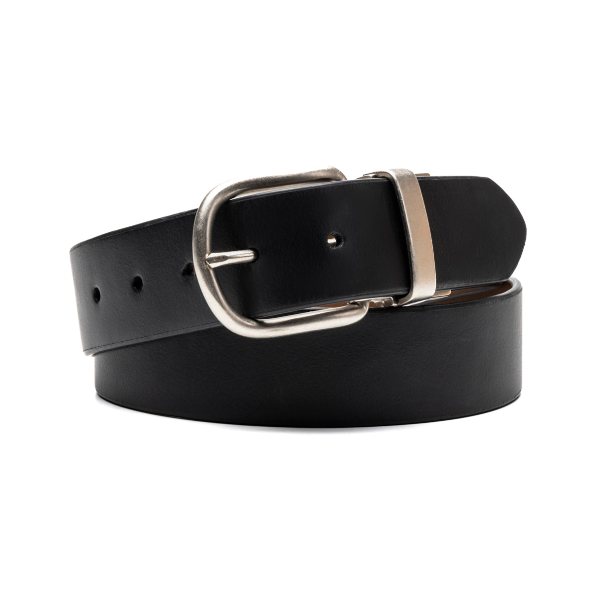Cinturón Quirelli para Hombre con Doble Vista Estilo 120101 Negro Café