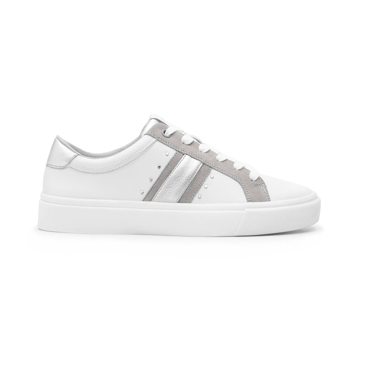 Sneaker Casual Agujetas Flexi para Mujer con Recovery Form Estilo 120205 Blanco