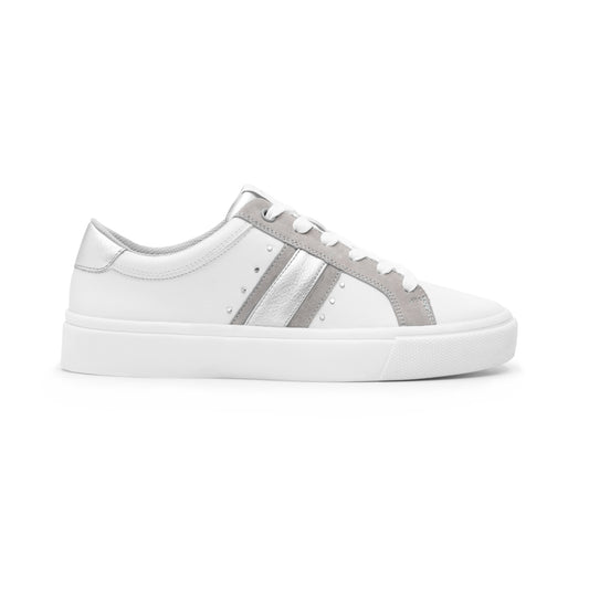 Sneaker Casual Agujetas Flexi para Mujer con Recovery Form Estilo 120205 Blanco