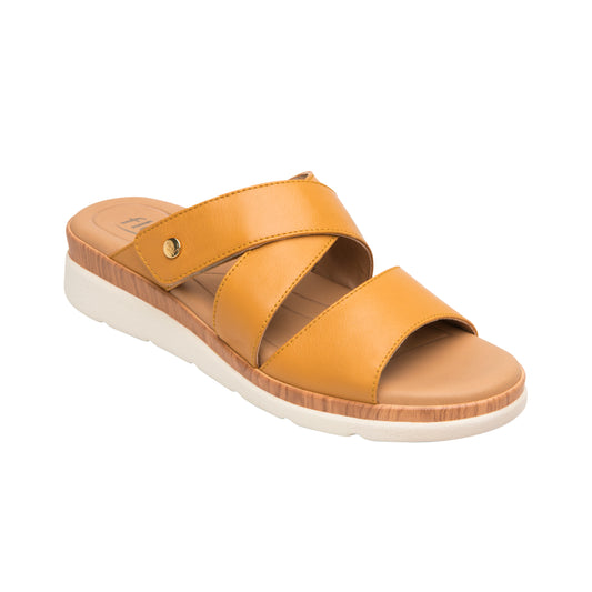 SANDALIA DAMA 124209 MOSTAZA DARIANA