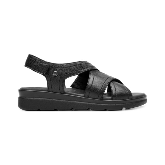Sandalia De Confort Flexi para Mujer con Comfort Walk Estilo 124215 Negro