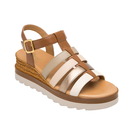 SANDALIA DAMA 127707 ARENA MULTICOLOR MANAUS