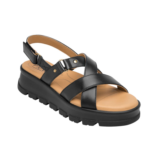 SANDALIA DAMA 128513 NEGRO LEXA