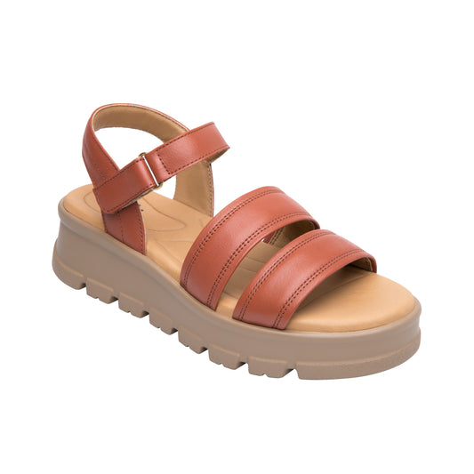 SANDALIA DAMA 128514 TERRACOTA LEXA