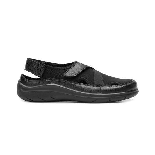 Zueco Adaptable Al Pie Flexi para Mujer con Frescura Estilo 128709 Negro