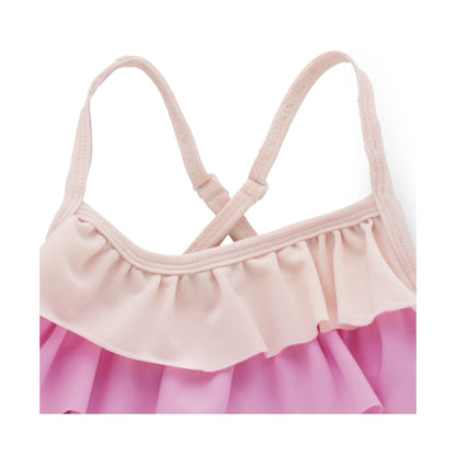 Traje de baño Coqueta para niña de poliéster multi con olanes