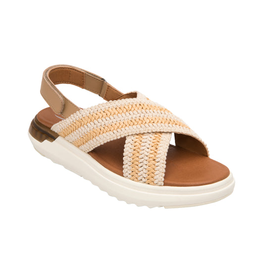 SANDALIA DAMA 129405 BEIGE FRAGA