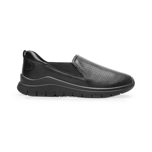 Mocasín Confort Flexi para Mujer con 100% Piel Estilo 130210 Negro