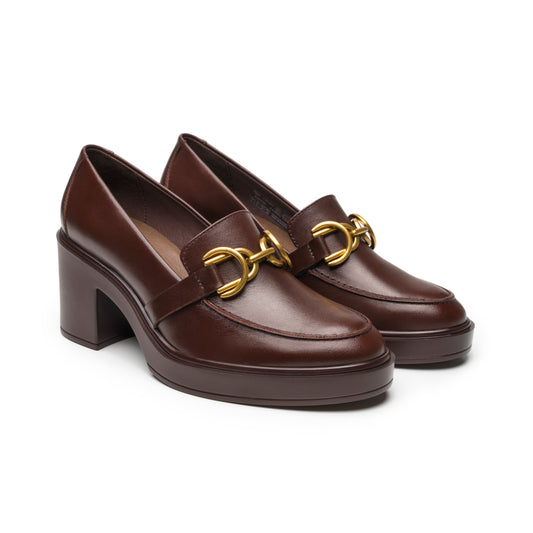 CHOCLO CASUAL PIEL 130301 CAFƒ ISBELLE