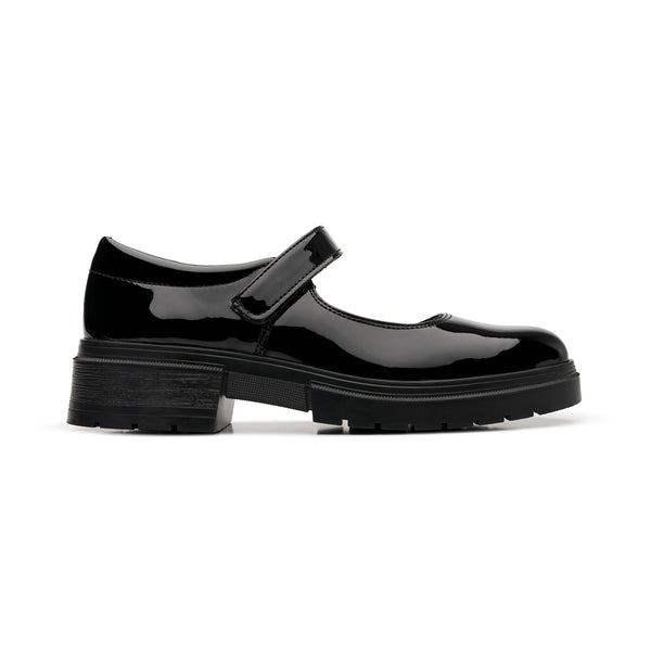 Calzado Escolar Ajustable Flexi para Niña Estilo 131913 Negro