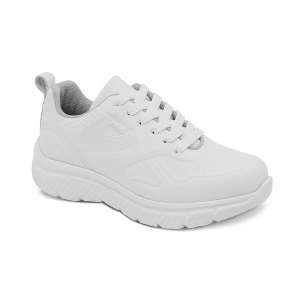 Tenis escolar Audaz para niño en piel blanco Balú con diseño texturizado