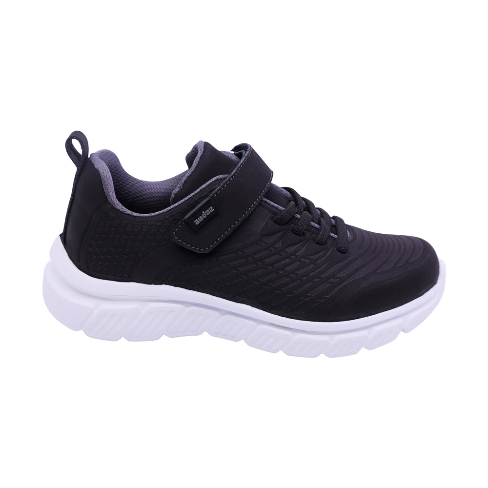 TENIS AUDAZ PARA NIÑO COLOR NEGRO DE SINTETICO BALU CON TIRA DE CONTACTO