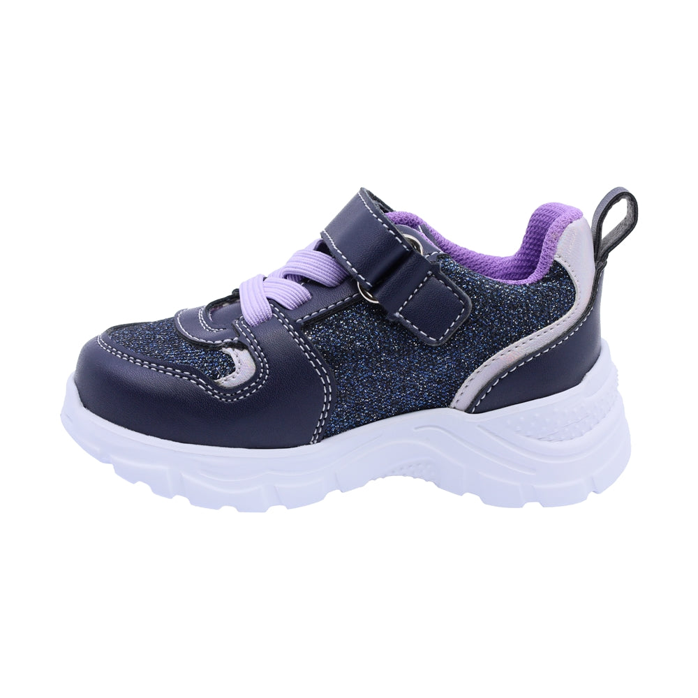 Tenis Coqueta para niña en sintético azul marino Nemo con tira de contacto