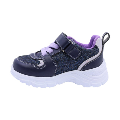 Tenis Coqueta para niña en sintético azul marino Nemo con tira de contacto