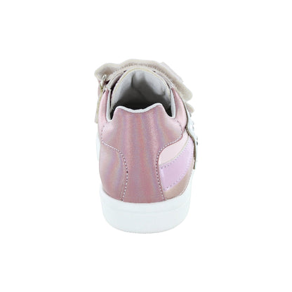 Tenis Coqueta para niña en sintético  rosa Smith con estrella decorativa