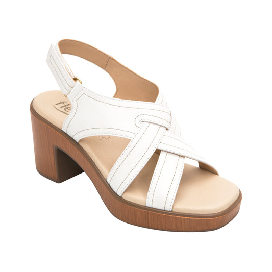 SANDALIA DAMA 133504 BLANCO KAIA