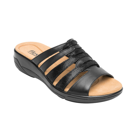 SANDALIA DAMA 133701 NEGRO SIWA