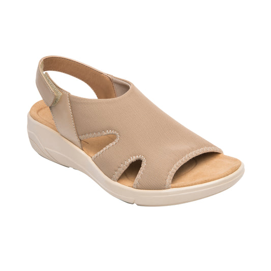 SANDALIA DAMA 133703 BEIGE SIWA