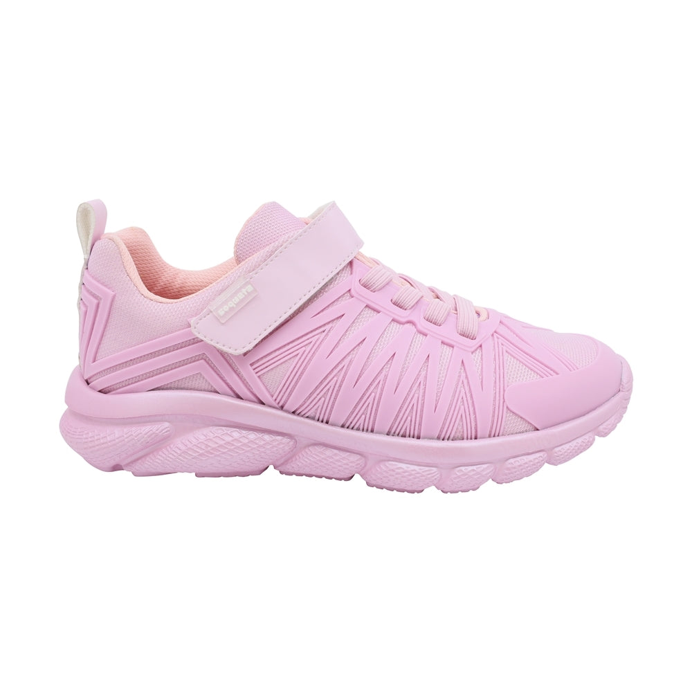Tenis Coqueta para niña en textil rosa Bugsy con tira de contacto