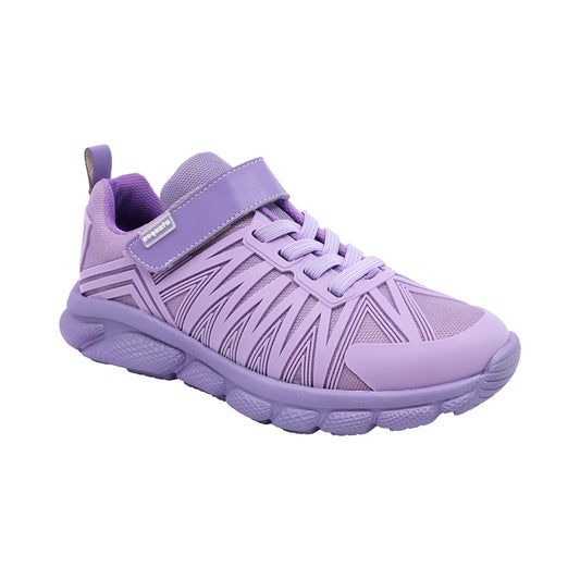 Tenis Coqueta para niña en textil morado Bugsy con tira de contacto