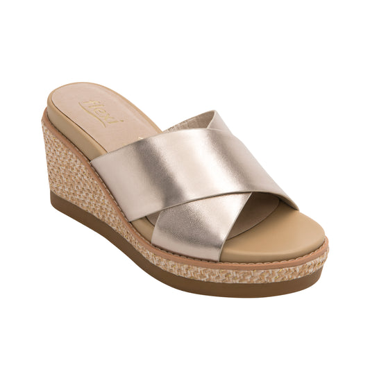 SANDALIA DAMA 135602 ORO ESTER