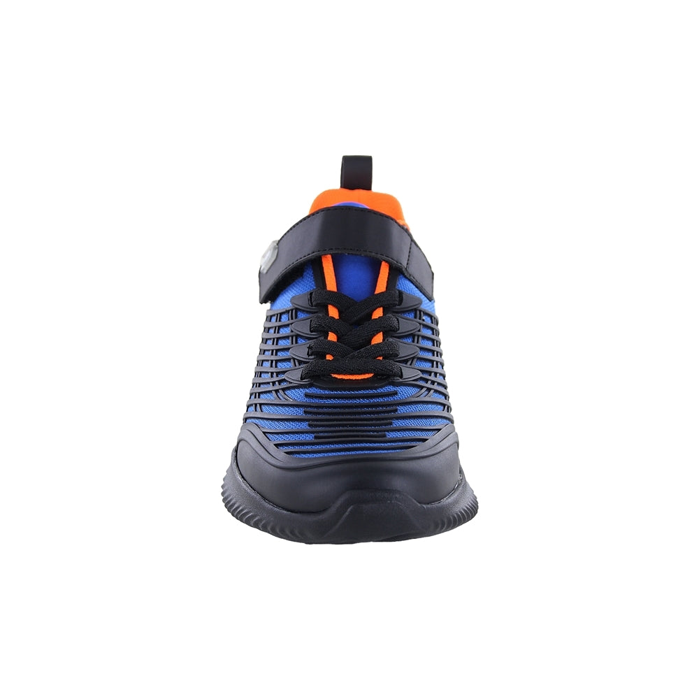 Tenis para niño audaz en material sintético color azul saturno con tira de contacto