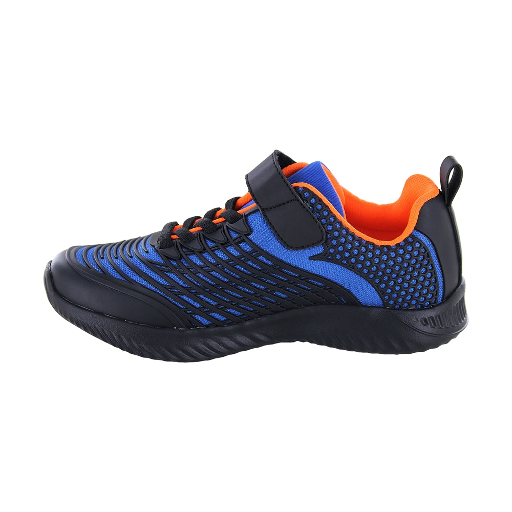 Tenis para niño audaz en material sintético color azul saturno con tira de contacto
