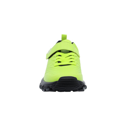 Tenis Audaz para niño en sintético  amarillo Bugsy con agujeta y tira de contacto