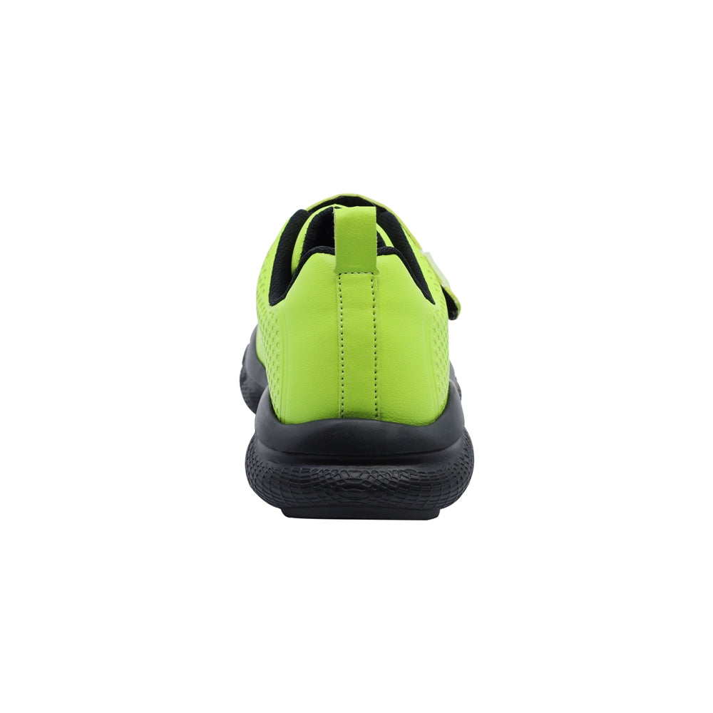 Tenis Audaz para niño en sintético  amarillo Bugsy con agujeta y tira de contacto
