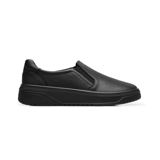 Sneaker Casual De Piel Flexi para Mujer Estilo 136606 Negro