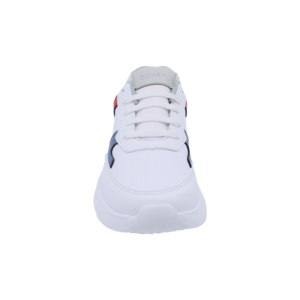 Tenis para niño Audaz en material sintético color gris fifteen y cinta ajustable