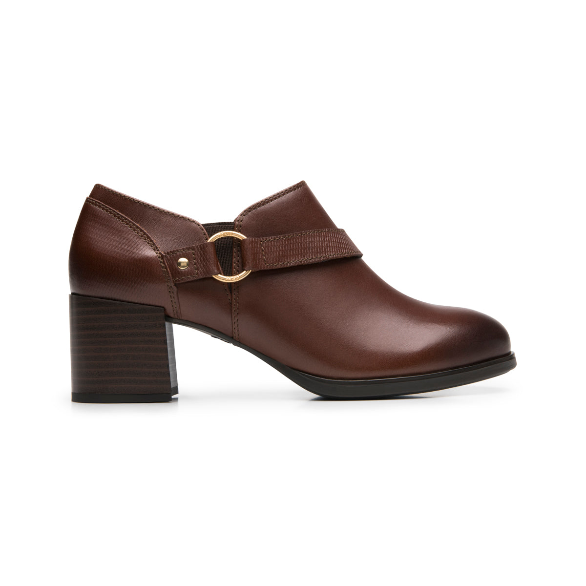 Zapato Confort De Piel Flexi para Mujer Estilo 137307 Tabaco