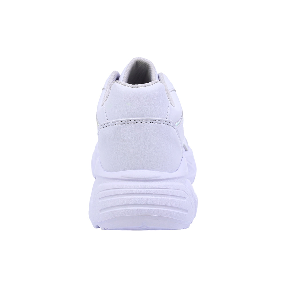 TENIS COQUETA PARA NIÑA COLOR BLANCO DE SINTÉTICO PAMELA CON AGUJETA