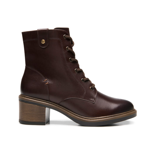 Botín De Tacón Flexi para Mujer Estilo 137704 Chocolate