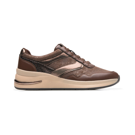 Sneaker Casual Flexi para Mujer Estilo 138304 Moka